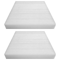 Dy 緩衝材 隔熱材 PE泡棉 50 x 50 x 4 cm, 白色, 2個