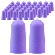 DK ONE 漂亮防噪音耳塞 紫色B 1.4 x 2.8 cm, 20個, 2入