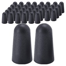 DK One 美型防噪音耳塞 黑色B 1.4 x 2.8 cm, 20個, 2入