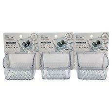 IP System 小物晾乾盒, 透明色, 3個, 1層