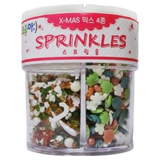 愛巧克力 X-MAS 糖珠 4種套組, 60g, 1套