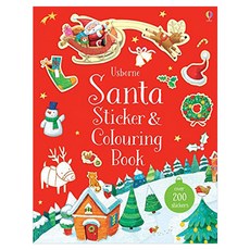 Santa Sticker And Colouring Book, UsbornePublishingLtd