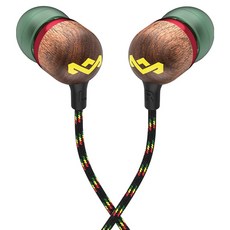 MARLEY 雷鬼教父 Smile Jamaica C-Type Bob Marley 有線耳機, 綠色, EM-JE042