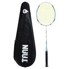 TAAN 泰昂 Mirage 500 羽球拍 黃色穿線 + 全拍套組合, 1套, 白藍色