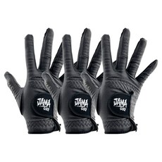 자마골프 그래피티 기능성 골프장갑 오른손용, 그레이, 3개