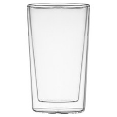 Driver 耐熱雙層玻璃杯 400ml, 透明色, 1個