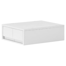 ONE HOUSE 麥樂移動式直角抽屜置物收納櫃 單層2抽 OH-R118-A, 白色