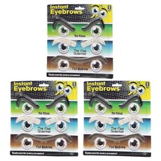 怒眉3件組, 混合色, 1套