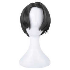 Biabio K POP 男偶像角色扮演假髮, 黑色鎮宇, 1個
