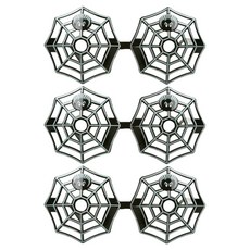 B.A.B.O 蜘蛛網眼鏡, 混合色, 3個