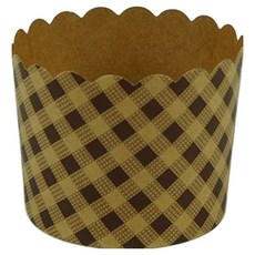 천운패키지 머핀컵 60mm, 체크, 50개