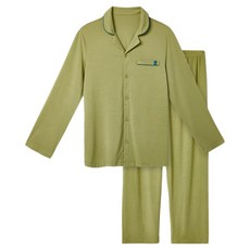 chummychummy HFC 空氣天絲莫代爾長袖睡衣上下衣套裝