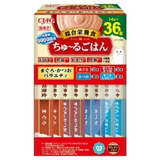 이나바 고양이 츄르고항 종합영양식 짜먹는 간식 박스타입 4종 x 9p 세트 SC-478, 혼합맛(참치/가다랑어/참치가다랑어/참치치어), 504g, 1세트 혼합맛(참치/가다랑어/참치가다랑어/참치치어), 504g, 1세트