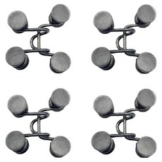 쿠말 바지 허리 줄임 조절 클립, 4개, 블랙