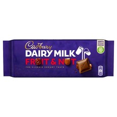 Cadbury 吉百利 葡萄乾和堅果牛奶可可製品, 180g, 1個