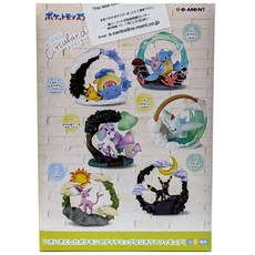 Re-MeNT 盒玩 寶可夢圓形立體模型收藏 全6款, 1套