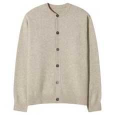 Big Easy 男款 Jeron 圓領針織開襟衫