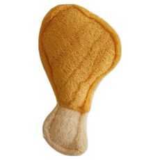 FÀMINOU Kukkia 絲瓜絡貓咪潔牙玩具, 雞腿造型, 1個