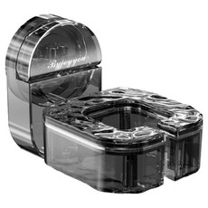 Edish 輕奢波紋吸盤吹風機架, 顏色隨機, 1個