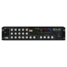 SOLIDAUDIO 4채널 스레테오 고출력 업소용 카페앰프 블루투스앰프 600W, 블랙, SA-404