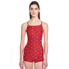 여성용 X back 엠보스 1부 수영복 WUT204