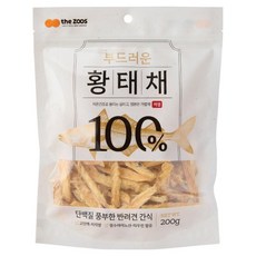 더주스 반려동물 부드러운 황태채 간식, 200g, 1개, 황태맛