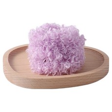 Misoroun 絨毛毛根鐵絲 20mm x 1m, 紫色, 1個