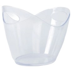 高山 橢圓形透明冰桶, 1個, 3.8L