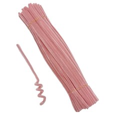 미소로운 모루 철사 6mm x 30cm 100p, 핑크, 1개