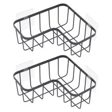 MONACO OLIVE 瀝水角落架 置物架 清潔劑收納架, 2個, 鈦
