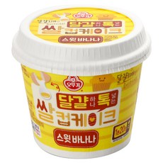 오뚜기 달걀 하나 톡 넣는 쌀컵케이크 스윗바나나, 60g, 1개