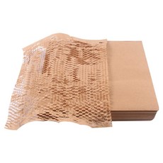 셉티크 버블 벌집 종이 완충재 30 x 40 cm, 브라운, 50개