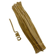 미소로운 모루 철사 6mm x 30cm 100p, 브라운, 1개