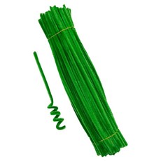 미소로운 모루 철사 6mm x 30cm 100p, 그린, 1개