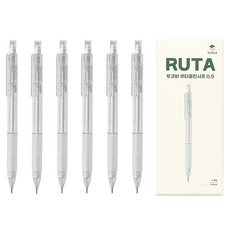 TUCO.B Lutaclean 自動鉛筆, 6個, 0.5mm