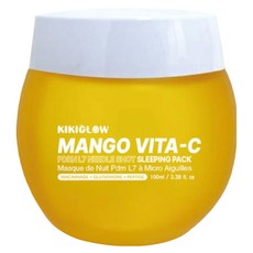 KIKIGLOW 芒果維他命C PDRN L7 纖針安瓶晚安面膜, 1個, 100ml