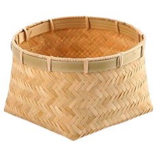 廚房復古風竹籃 款式1, 單一顏色, 1個