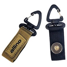 알리노 오토바이 다용도 조끼 자석고리 2종 세트, 블랙, 카키