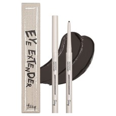 Tooq Eye Extender 防水纖細眼線筆 0.3g, 冷棕色, 1個