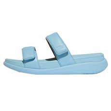 fitflop 女性F-Mode高厚底雙帶拖鞋, Bondi Blue, 235