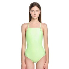 여성용 퍼니베리 미들컷 더블 타이 back 수영복 WSA2108