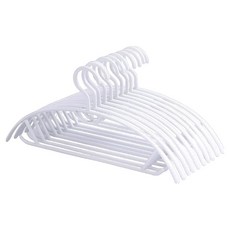 From Papa 防滑多功能衣架, 白色, 10個