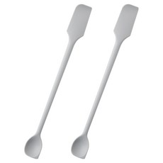 EasySili 矽膠多用途果醬優格湯匙刮刀多功能工具, 灰色, 2個