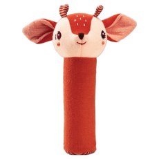 Lilliputiens 有機棉手抓棒, 史黛拉 咖啡色, 1個