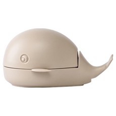 미니 고래 간편 휴대용 세탁 브러시 12.5 x 8.2 x 6.5 cm, 베이지, 1개