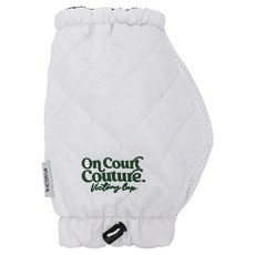 빅토리랩 퀼팅 패딩 테니스 방한토시, 화이트, 1개