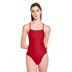 여성용 퍼니베리 하이컷 V back 탄탄이 수영복 WHT2053