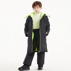 Rucat Kids 兒童長版羽絨素色鋪棉褲上下衣套裝