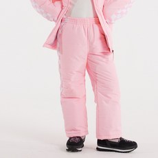 Rucat Kids 兒童棋盤格紋鋪棉滑雪褲