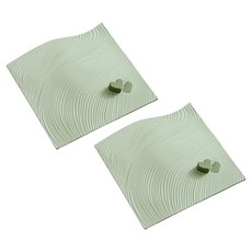 한봄누리 욕실 바닥 하수구 손잡이 커버 2p, 그린